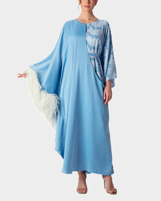 The Reem Feathered Kaftan
